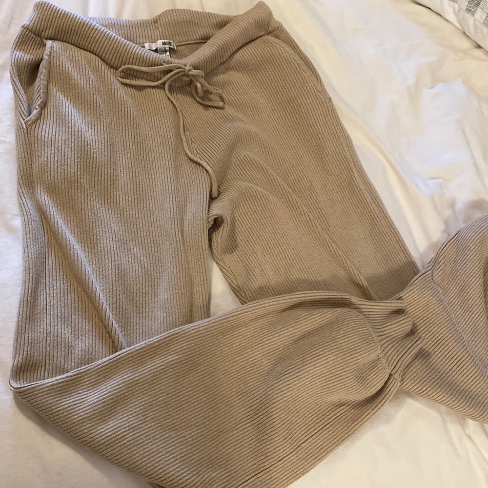 Amuse Society Rib Knit Joggers size M